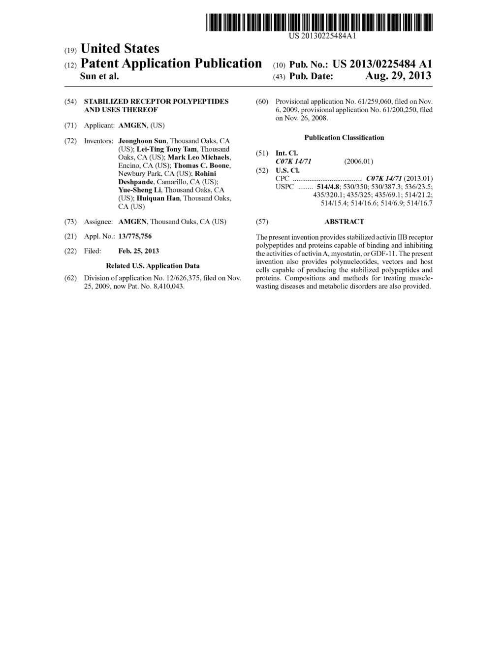 STABILIZED RECEPTOR POLYPEPTIDES AND USES THEREOF - diagram, schematic, and image 01