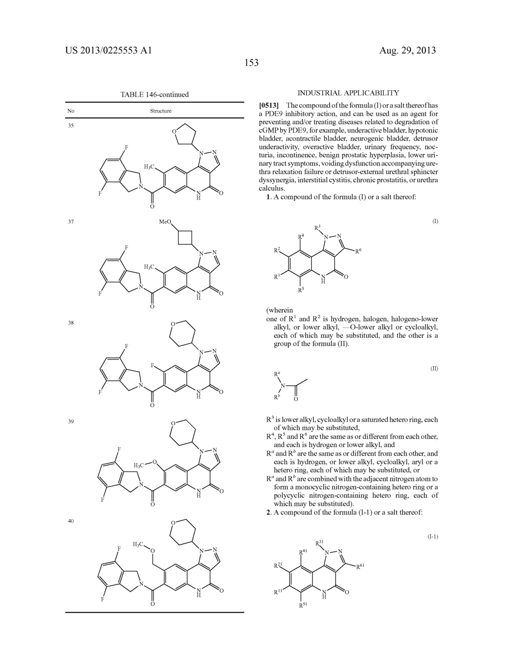 PYRAZOLOQUINOLINE COMPOUND - diagram, schematic, and image 154