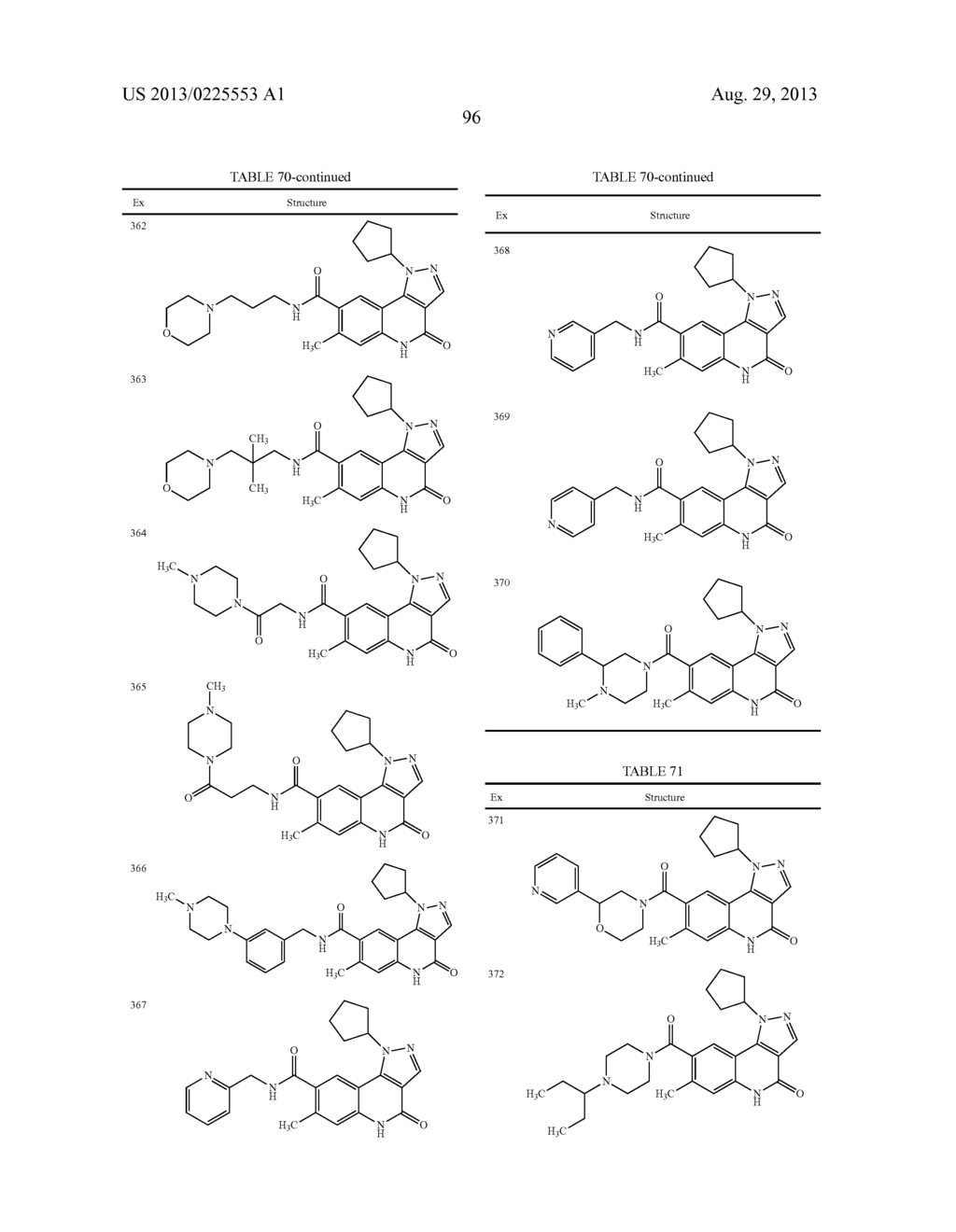 PYRAZOLOQUINOLINE COMPOUND - diagram, schematic, and image 97