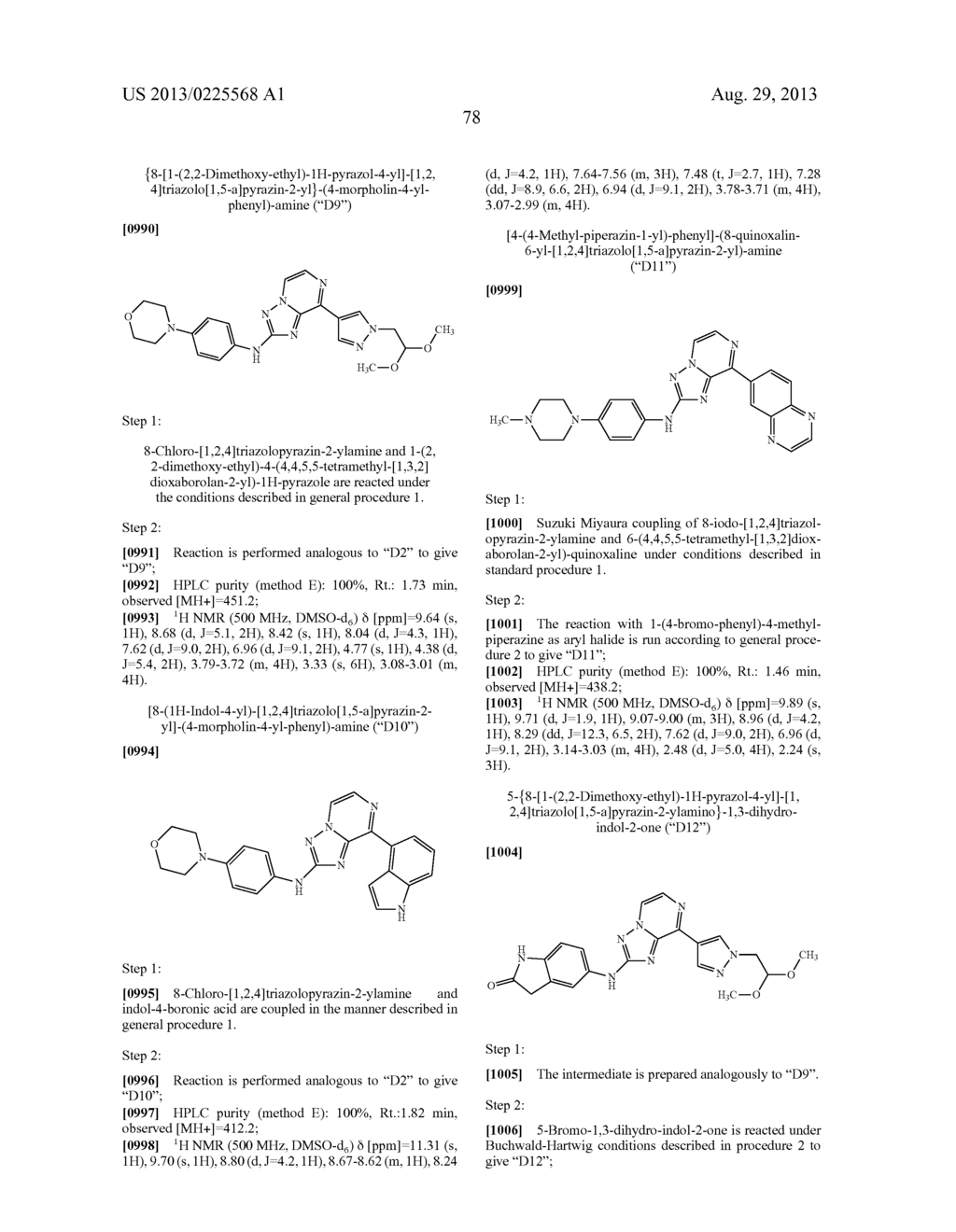 TRIAZOLOPYRAZINE DERIVATIVES - diagram, schematic, and image 79