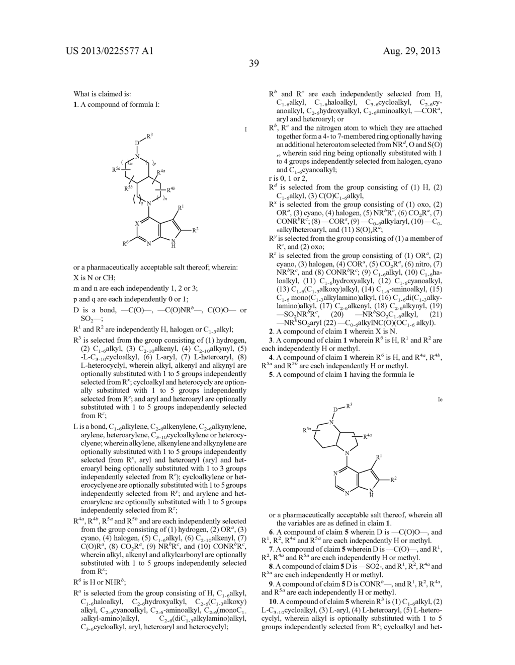 BICYCLIC DIAMINES AS JANUS KINASE INHIBITORS - diagram, schematic, and image 40