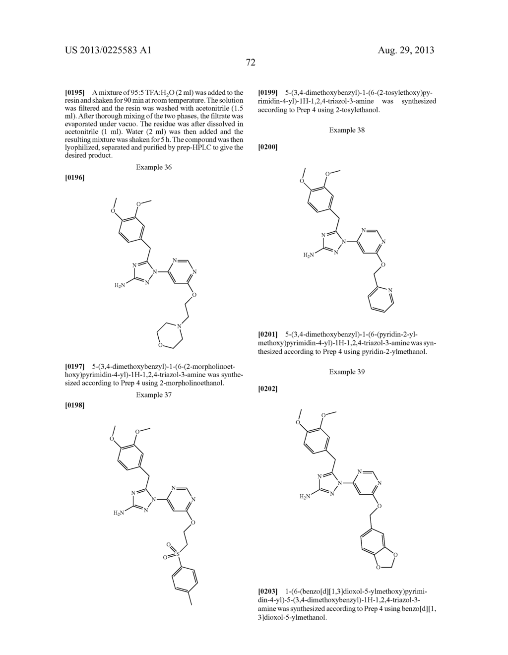 SUBSTITUTED AMINO-TRIAZOLYL PDE10 INHIBITORS - diagram, schematic, and image 73