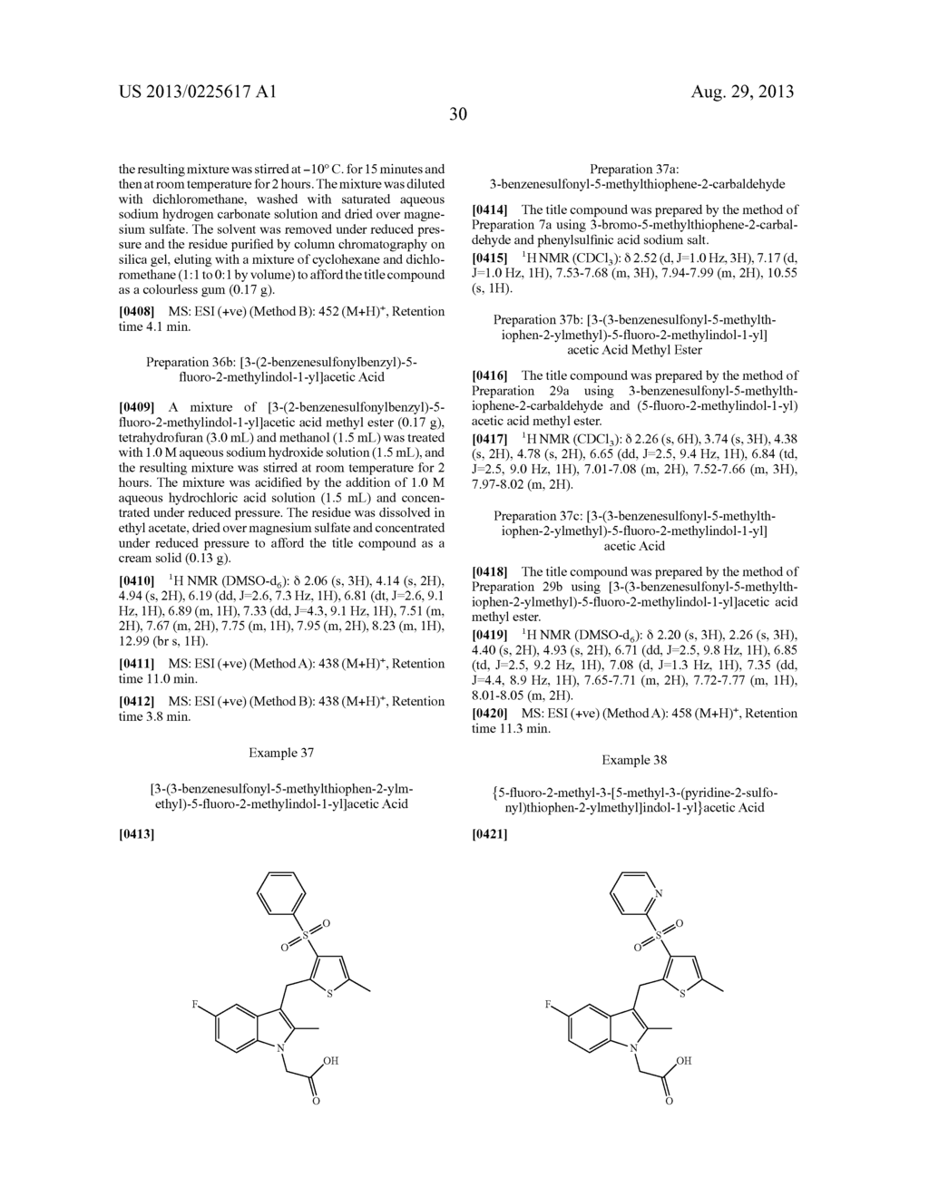 INDOLES AND THEIR THERAPEUTIC USE - diagram, schematic, and image 31