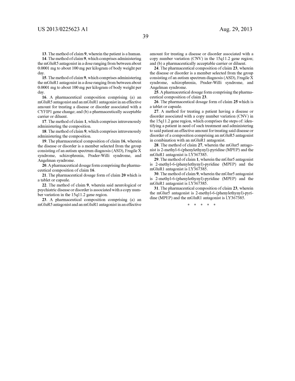 Methods of Treating Psychiatric or Neurological Disorders with MGLUR     Antagonists - diagram, schematic, and image 51