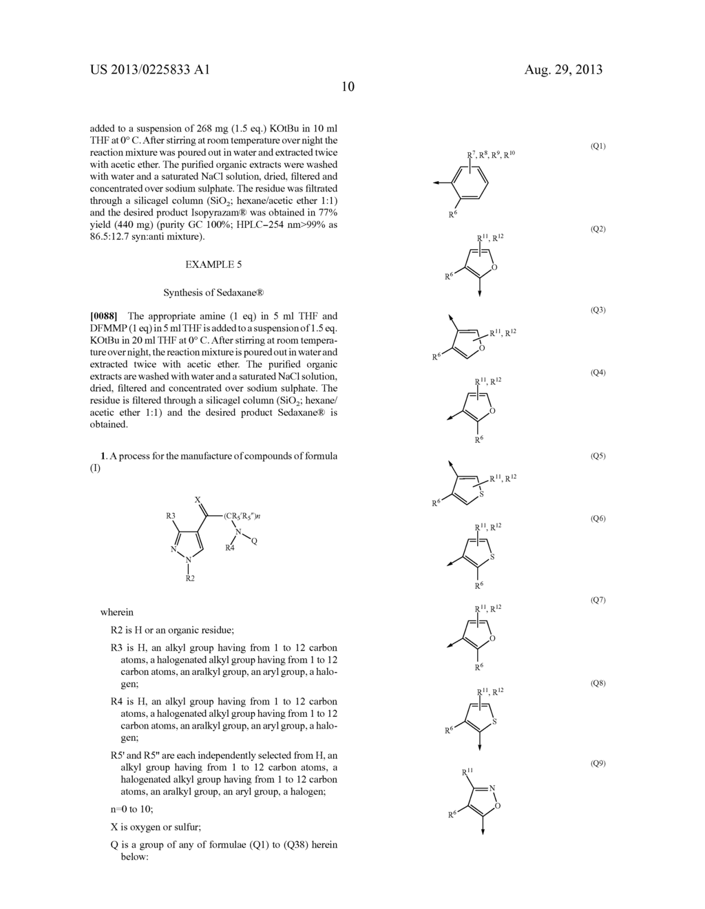 Process for the preparation of pyrazole-4-carboxamides - diagram, schematic, and image 11