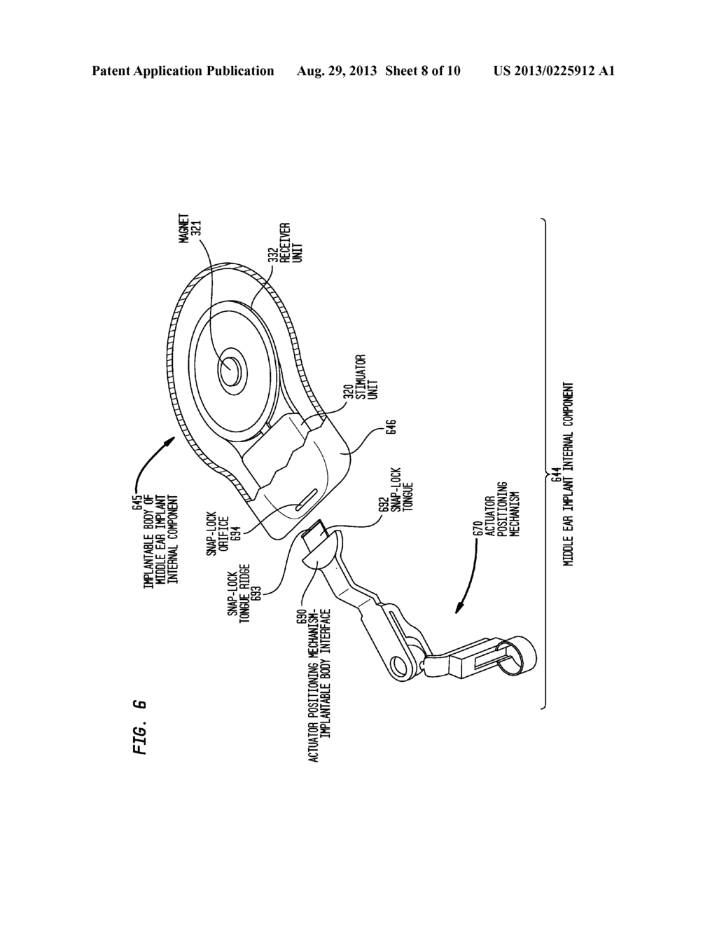 COMBINED FUNCTIONAL COMPONENT AND IMPLANTABLE ACTUATOR POSITIONING     MECHANISM - diagram, schematic, and image 09