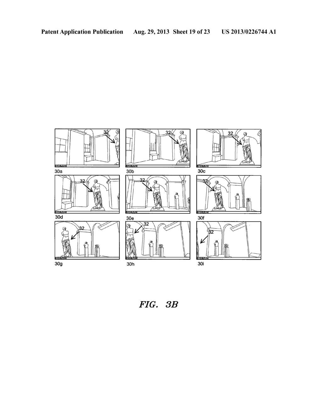 SYSTEM AND METHOD FOR CONSTRUCTING AND DISPLAYING ACTIVE VIRTUAL REALITY     CYBER MALLS, SHOW ROOMS, GALLERIES, STORES, MUSEUMS, AND OBJECTS WITHIN - diagram, schematic, and image 20