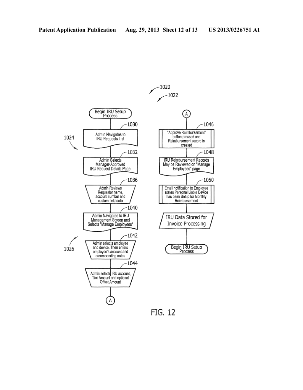 METHODS AND SYSTEMS FOR MANAGING EMPLOYEE-LIABLE EXPENSES - diagram, schematic, and image 13