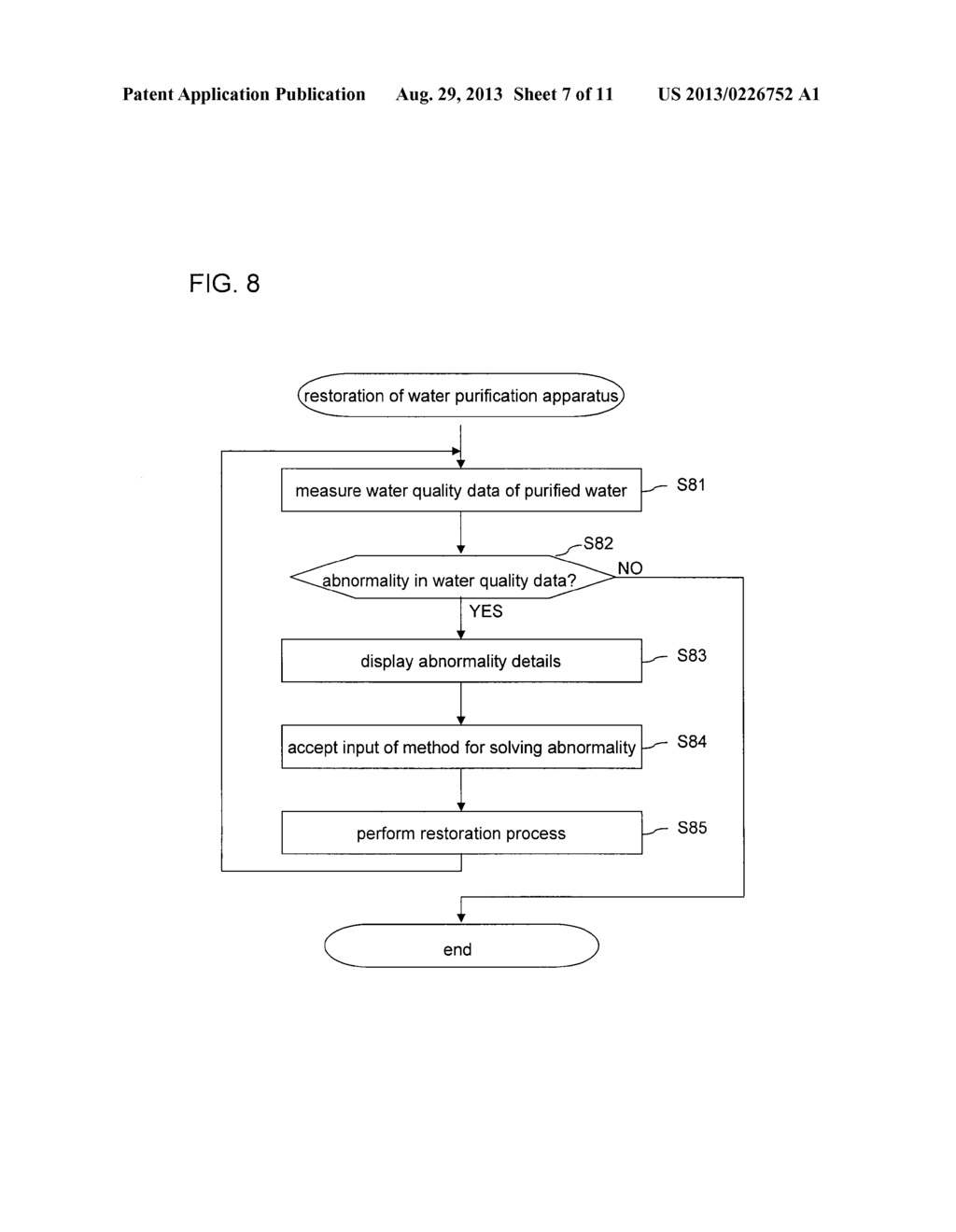 METHOD FOR CALCULATING BILL FOR USE OF WATER PURIFICATION SYSTEM AND WATER     PURIFICATION SYSTEM - diagram, schematic, and image 08