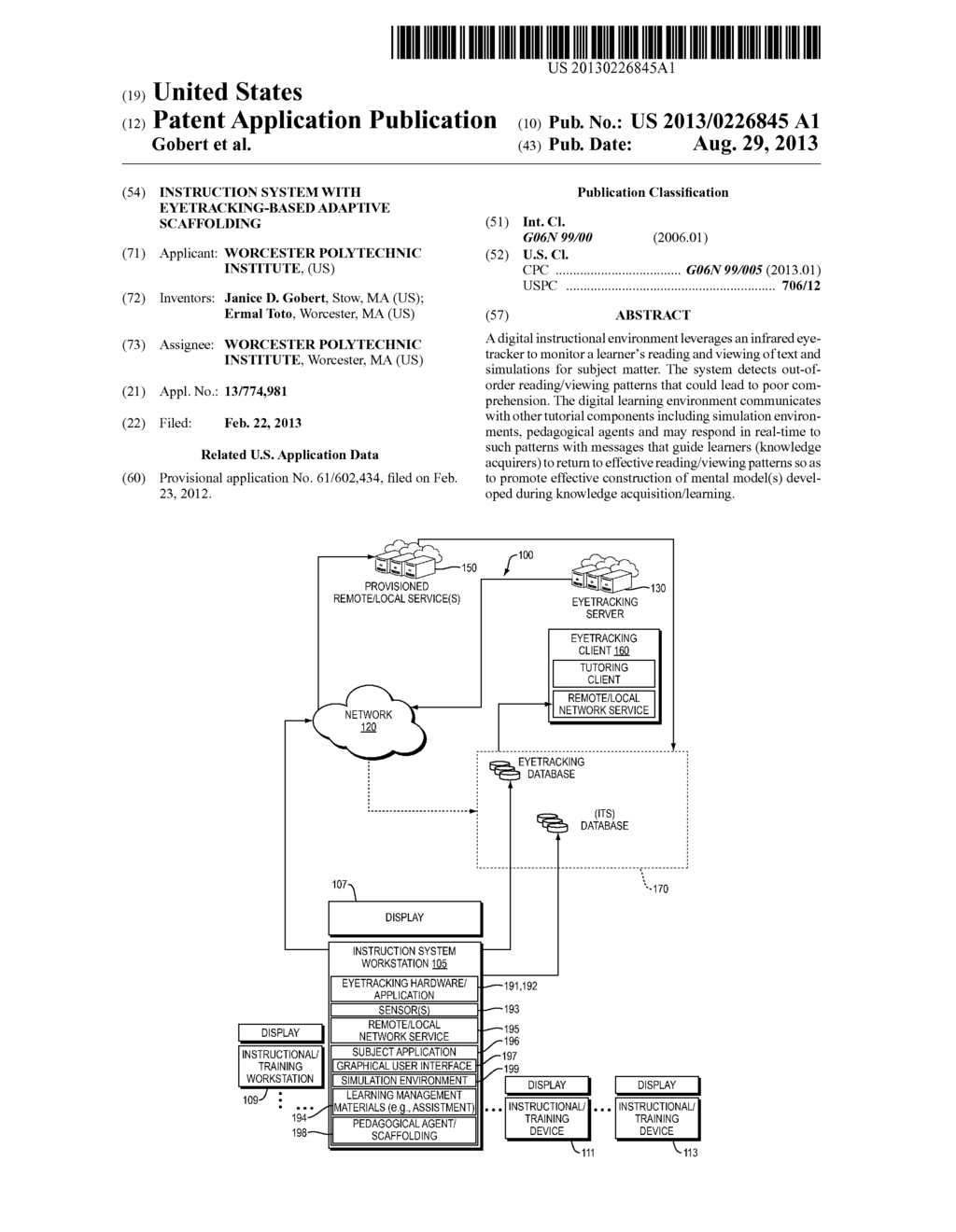 Instruction System with Eyetracking-Based  Adaptive Scaffolding - diagram, schematic, and image 01