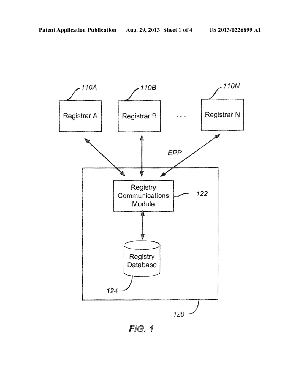 METHOD AND SYSTEM FOR TRIGGERING WEB CRAWLING BASED ON REGISTRY DATA - diagram, schematic, and image 02