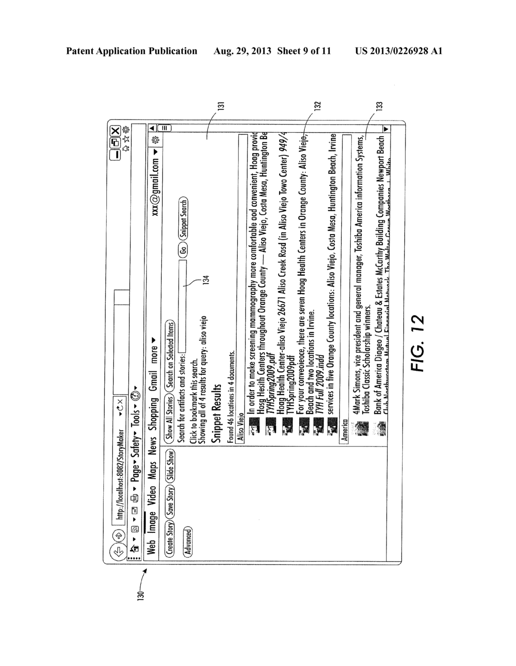 System And Method For Mapping Text Phrases To Geographical Locations - diagram, schematic, and image 10