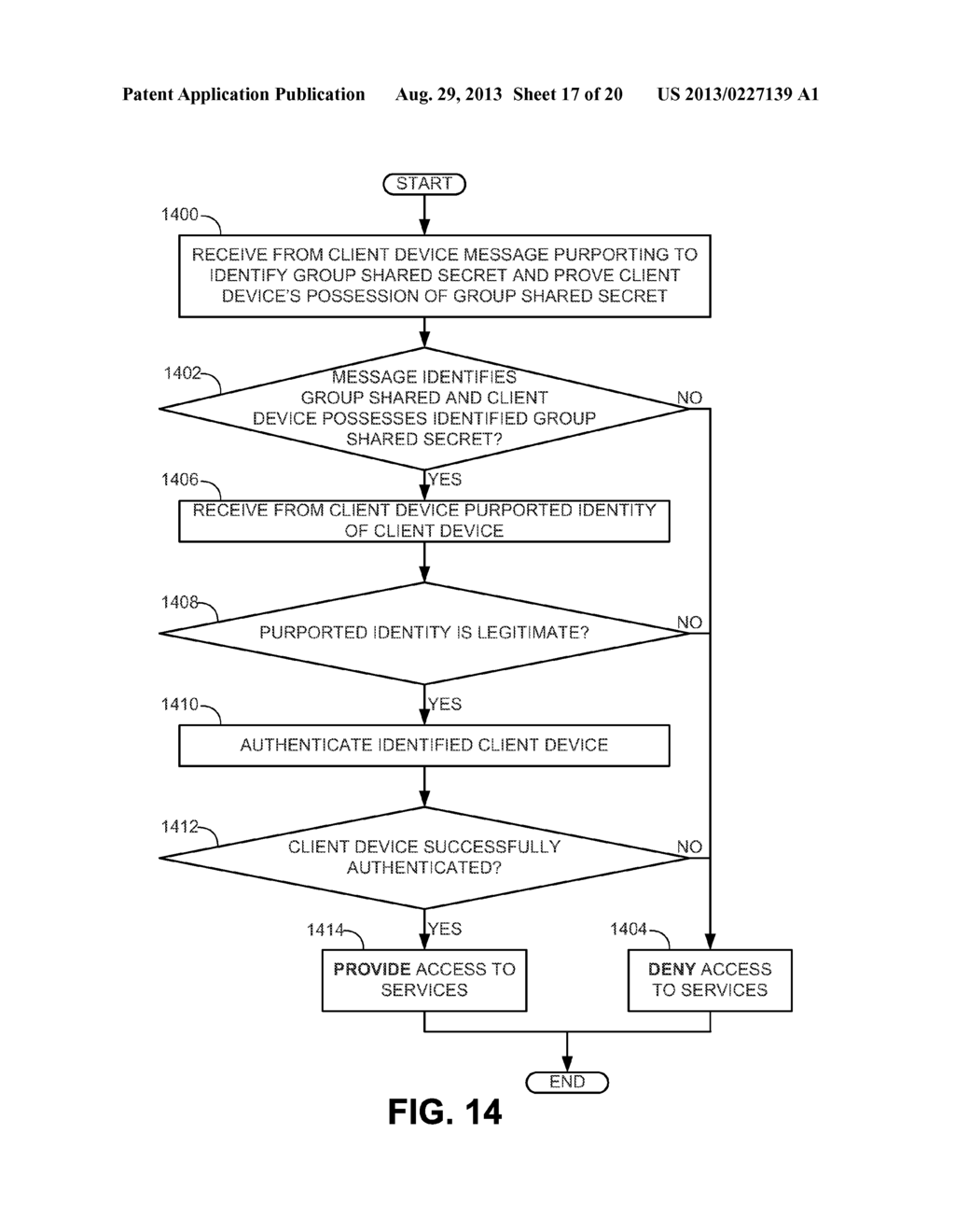 COMMUNICATING AN IDENTITY TO A SERVER - diagram, schematic, and image 18