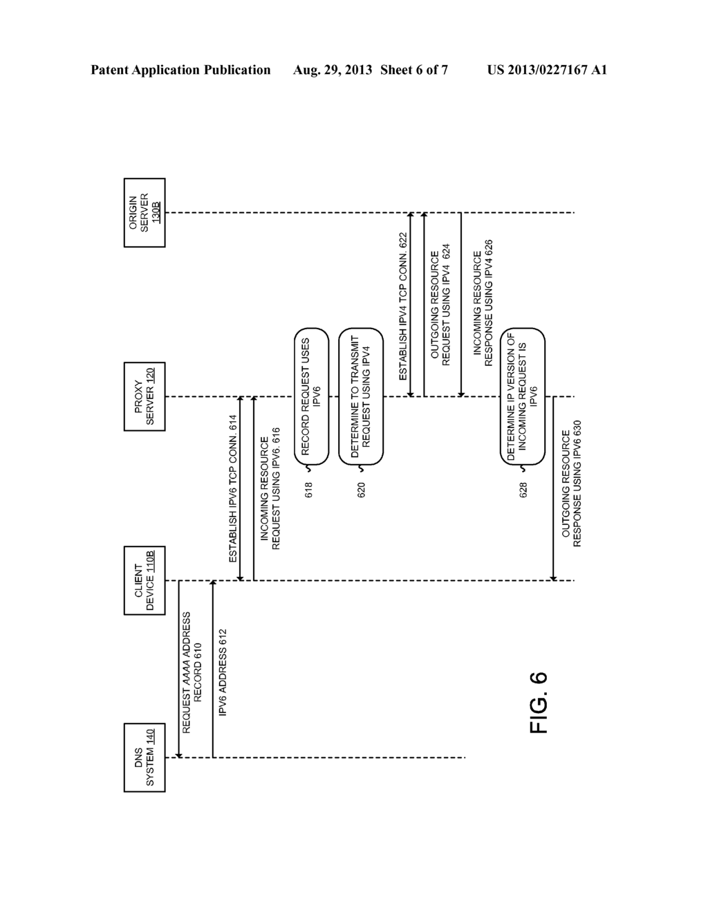 DISTRIBUTING TRANSMISSION OF REQUESTS ACROSS MULTIPLE IP ADDRESSES OF A     PROXY SERVER IN A CLOUD-BASED PROXY SERVICE - diagram, schematic, and image 07