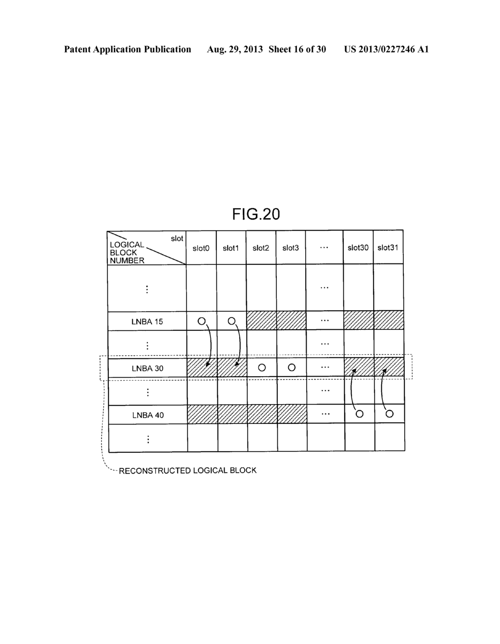 MANAGEMENT INFORMATION GENERATING METHOD, LOGICAL BLOCK CONSTRUCTING     METHOD, AND SEMICONDUCTOR MEMORY DEVICE - diagram, schematic, and image 17