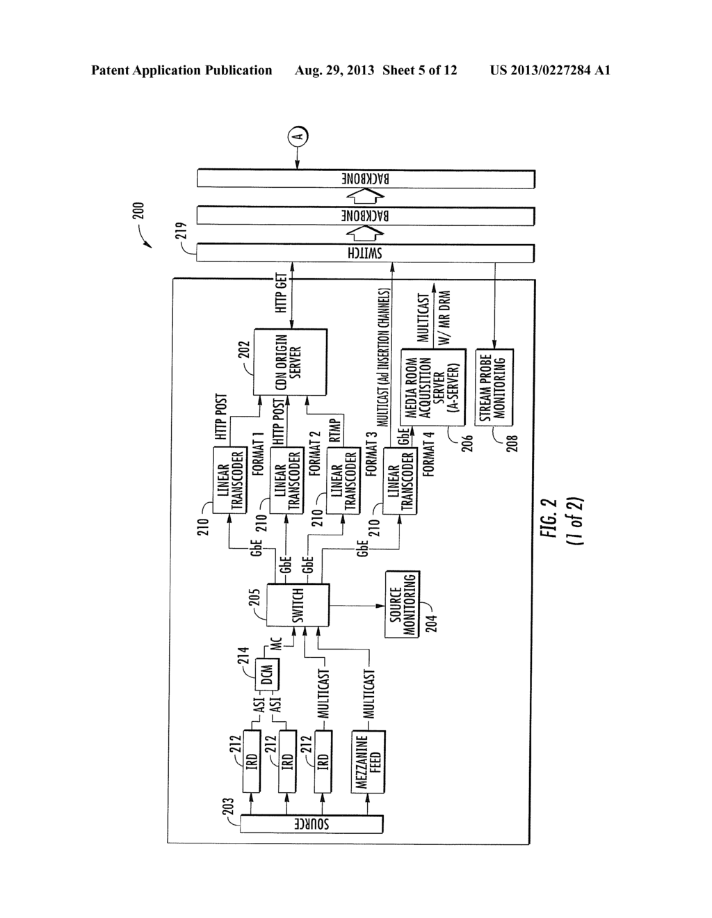 APPARATUS AND METHODS FOR CONTENT DISTRIBUTION TO PACKET-ENABLED DEVICES     VIA A NETWORK BRIDGE - diagram, schematic, and image 06