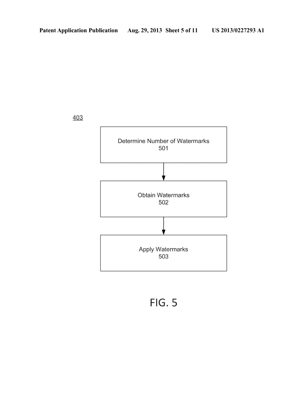 Method For Watermarking Content - diagram, schematic, and image 06