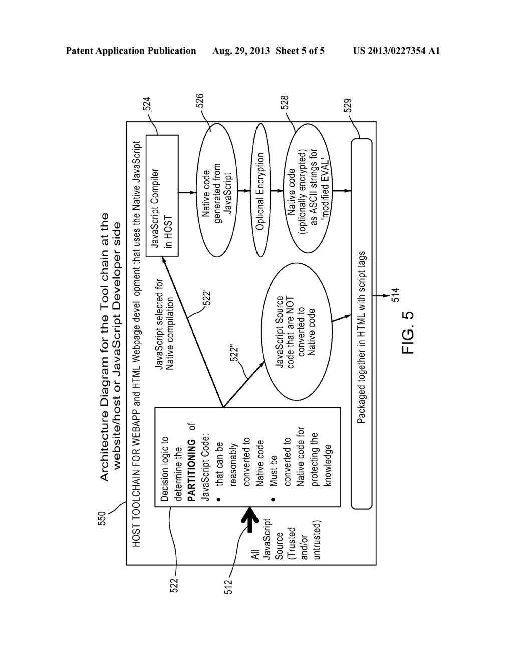 DEVICE, METHOD, AND SYSTEM TO ENABLE SECURE DISTRIBUTION OF JAVASCRIPTS - diagram, schematic, and image 06