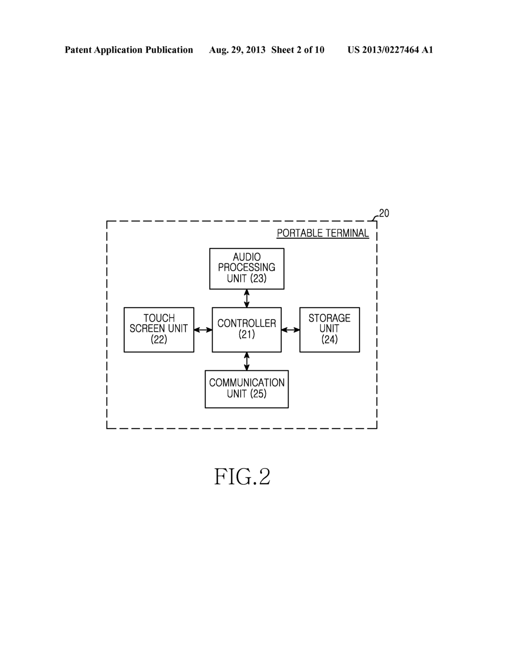 SCREEN CHANGE METHOD OF TOUCH SCREEN PORTABLE TERMINAL AND APPARATUS     THEREFOR - diagram, schematic, and image 03