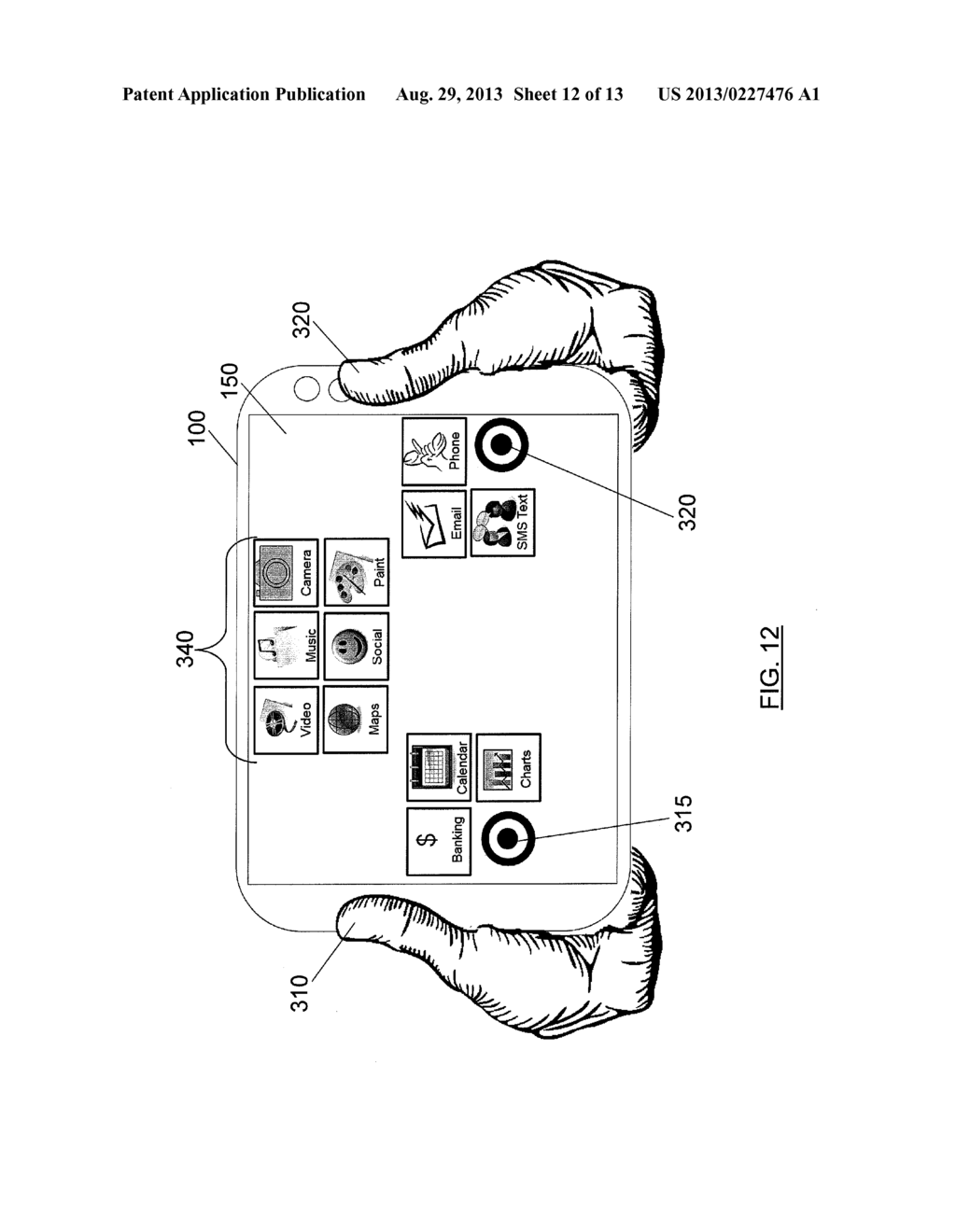 METHOD, APPARATUS AND COMPUTER PROGRAM PRODUCT FOR MANAGEMENT OF     INFORMATION ON A GRAPHIC USER INTERFACE - diagram, schematic, and image 13