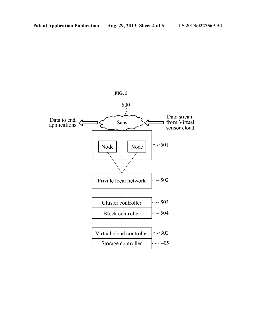 SYSTEM AND METHOD FOR INFORMATION ACQUISITION OF WIRELESS SENSOR NETWORK     DATA AS CLOUD BASED SERVICE - diagram, schematic, and image 05