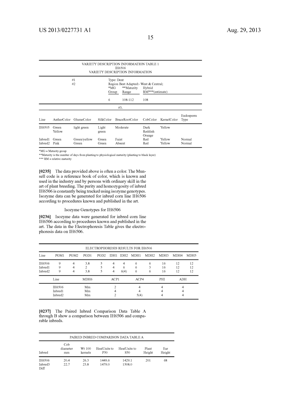 Variety Corn Line IH6506 - diagram, schematic, and image 16