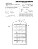 APPAREL SIZING SYSTEM AND METHOD diagram and image