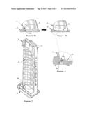 AMMUNITION MAGAZINE WITH AN IMPROVED  MAGAZINE BASE LOCKING diagram and image