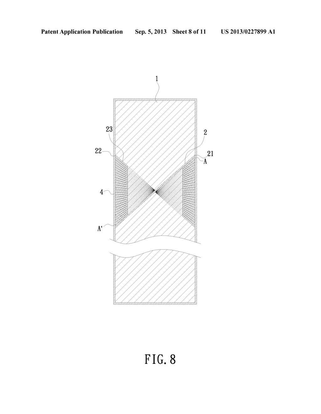 CONCRETE WALL WITH OPTICAL FIBERS DISPLAY DEVICE - diagram, schematic, and image 09