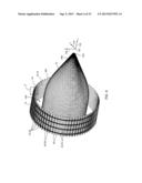 SANDWICH STRUCTURE WITH SHEAR STIFFNESS BETWEEN SKINS AND COMPLIANCE IN     THE THICKNESS DIRECTION diagram and image