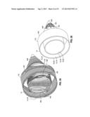 SANDWICH STRUCTURE WITH SHEAR STIFFNESS BETWEEN SKINS AND COMPLIANCE IN     THE THICKNESS DIRECTION diagram and image