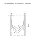 SANDWICH STRUCTURE WITH SHEAR STIFFNESS BETWEEN SKINS AND COMPLIANCE IN     THE THICKNESS DIRECTION diagram and image