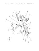 SELF-ENGAGING NON-RECIPROCATING CHARGING HANDLE diagram and image