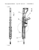 SELF-ENGAGING NON-RECIPROCATING CHARGING HANDLE diagram and image