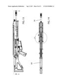 SELF-ENGAGING NON-RECIPROCATING CHARGING HANDLE diagram and image