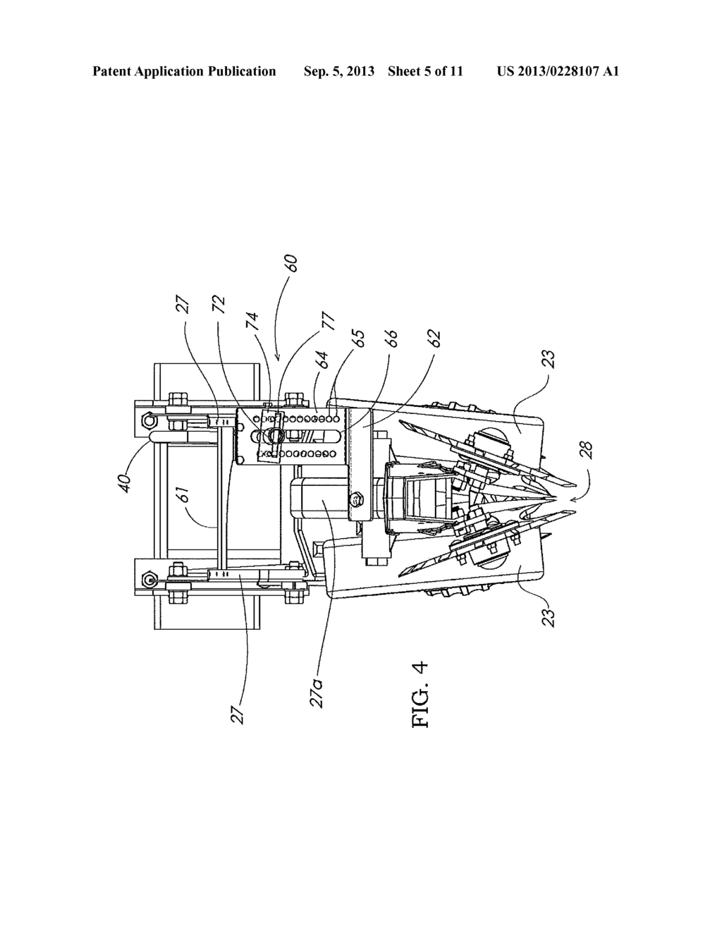 Adjustable Row Unit - diagram, schematic, and image 06