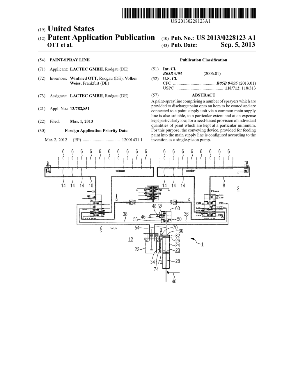 PAINT-SPRAY LINE - diagram, schematic, and image 01