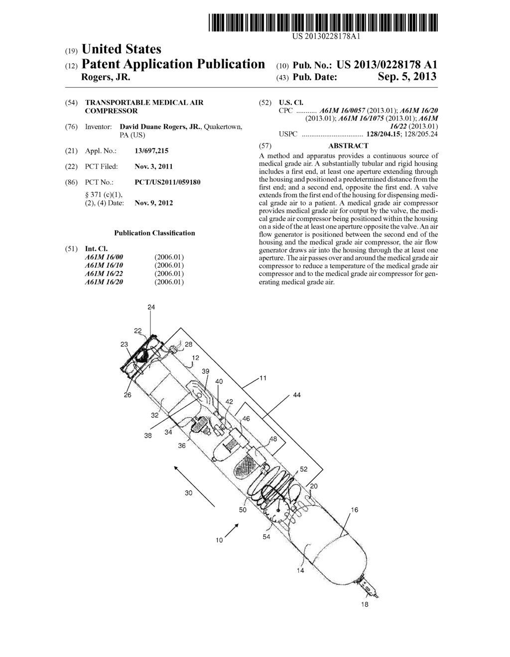 Transportable Medical Air Compressor - diagram, schematic, and image 01