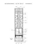 Electronic Cigarette With Liquid Reservoir diagram and image