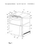 DISHWASHER WITH TRANSFORMING DOOR diagram and image