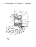 DISHWASHER WITH TRANSFORMING DOOR diagram and image