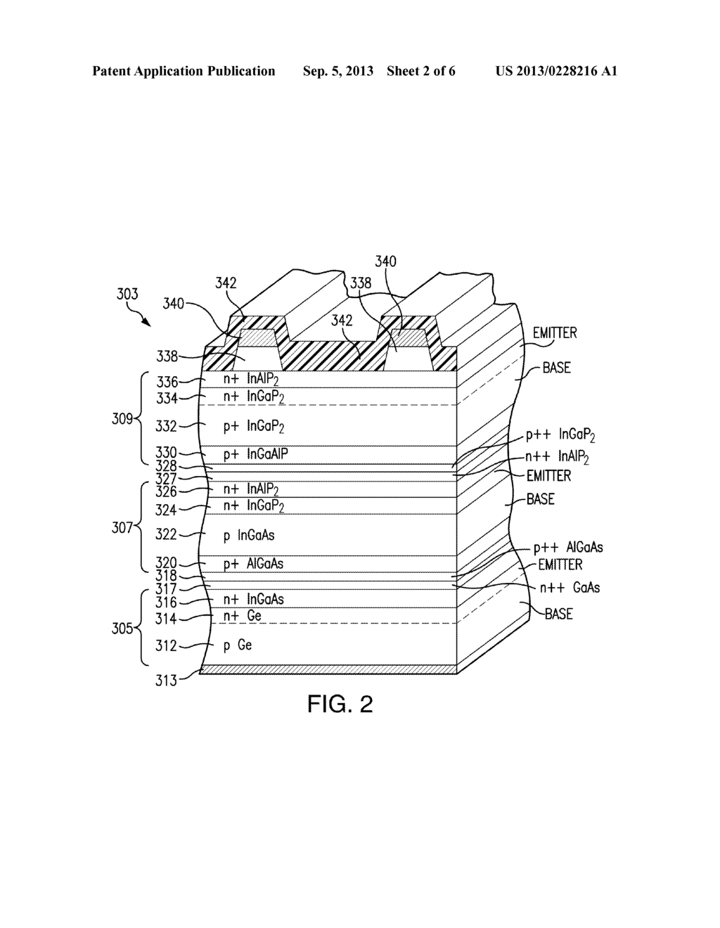 SOLAR CELL WITH GRADATION IN DOPING IN THE WINDOW LAYER - diagram, schematic, and image 03