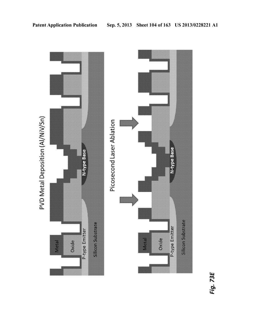 MANUFACTURING METHODS AND STRUCTURES FOR LARGE-AREA THIN-FILM SOLAR CELLS     AND OTHER SEMICONDUCTOR DEVICES - diagram, schematic, and image 105