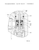 SHUT-OFF MEMBER OF A PRESSURE REDUCING VALVE OF A PRESSURE REGULATOR     DEVICE, AND PRESSURE REGULATOR DEVICE HAVING SUCH SHUT-OFF MEMBER diagram and image