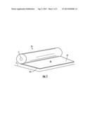 METHOD FOR MANUFACTURE OF DRY ADHESIVE BACKED FLOORING diagram and image