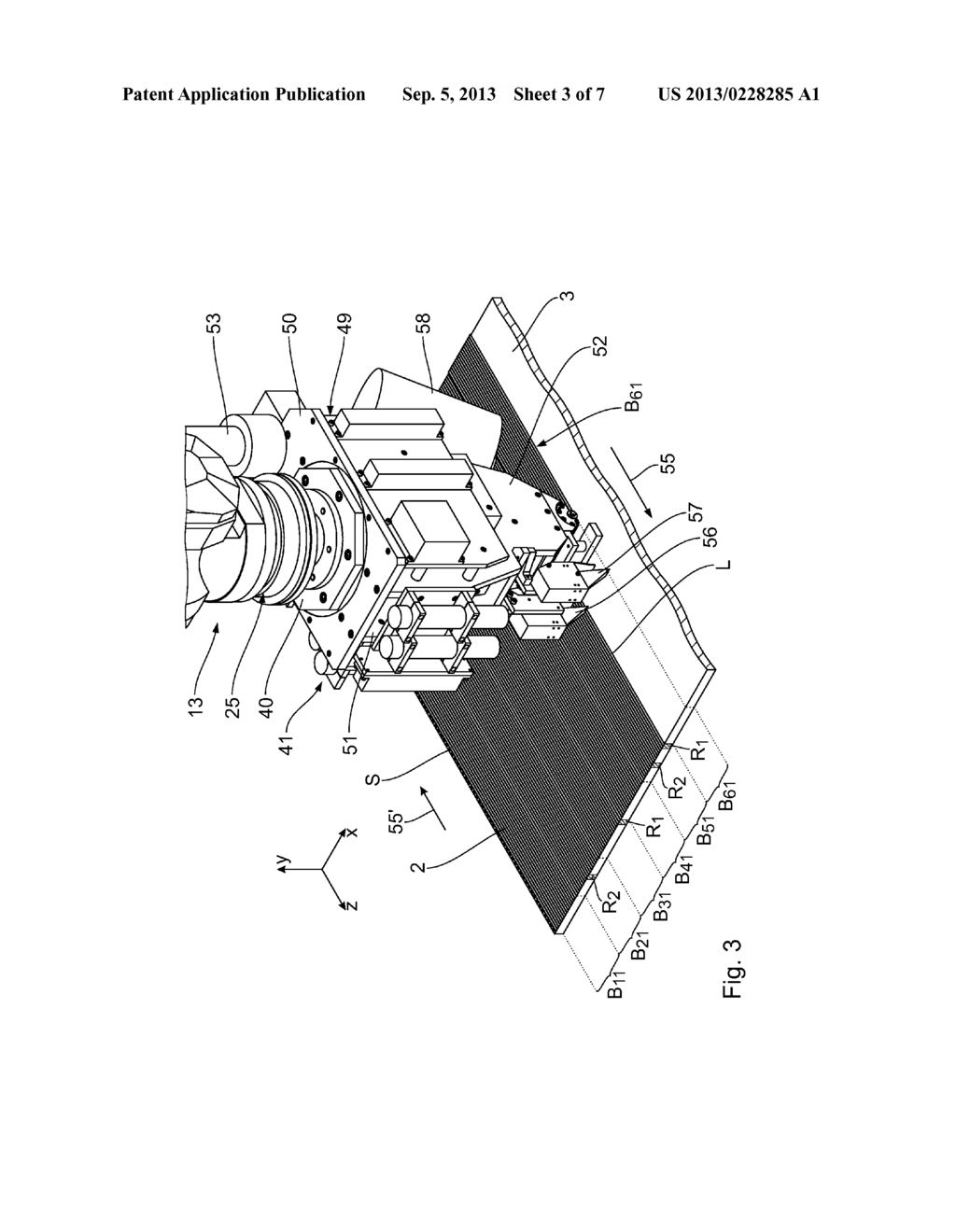 METHOD AND MANUFACTURING UNIT FOR PRODUCING FIBER COMPOSITE MATERIAL     COMPONENTS - diagram, schematic, and image 04