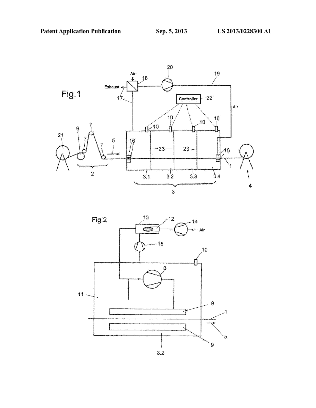 METHOD AND SYSTEM FOR IMPREGNATING AND DRYING A CONTINUOUS PAPER WEB - diagram, schematic, and image 02