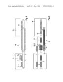 APPARATUS FOR TRANSPORTING PACKAGINGS THAT ARE NOT FREELY STACKABLE, IN     PARTICULAR STICKPACKS, TO A TRANSPORT CONTAINER diagram and image