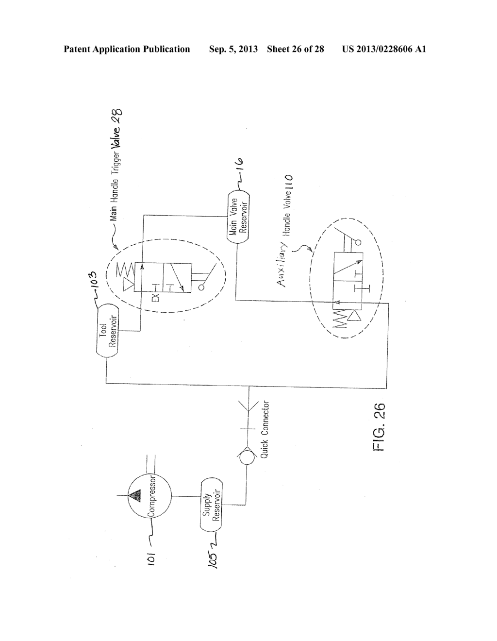 Fastening Tool With Dual Pneumatic Handles - diagram, schematic, and image 27