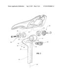 BICYCLE SEAT WITH RESILIENT SUPPORT diagram and image